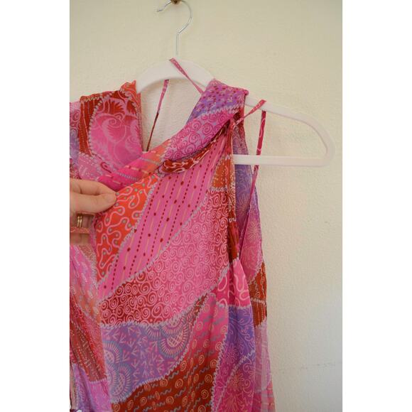 RIXO Hayley Scarf Dress Size Small - Picture 2 of 6
